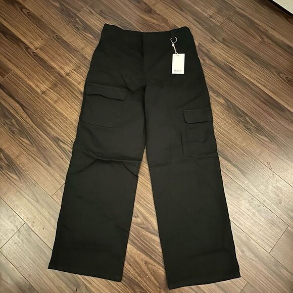Quince Pants - NWT Quince Twill cotton pant black 10